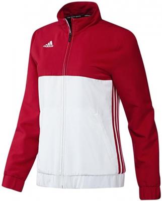 adidas T16 jack dames rood/wit adidas T16 jack dames rood/wit
