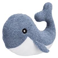 TRIXIE Be Nordic 36040 Pluche dieren voor honden, walvis Brunold, maritiem knuffeldier voor honden om te spelen en te knuffelen, robuust en duurzaam