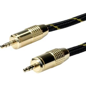 ROLINE GOLD 3,5 mm audio kabel M/M, Retail Blister, 5 m