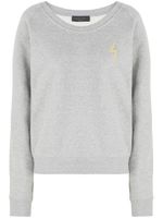 Giuseppe Zanotti sweat en coton à logo brodé - Gris