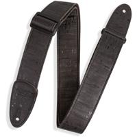 Levys Leathers MX8-BLK gitaarband kurk en katoen - zwart