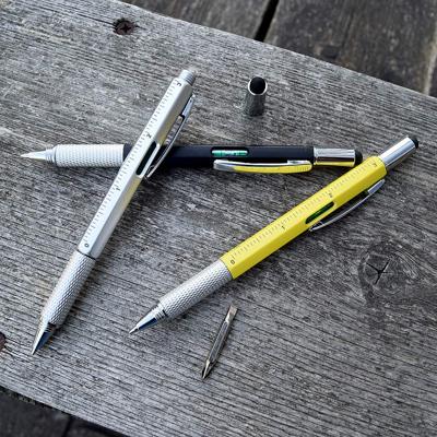 6-in-1 Multitool Pen - Liniaal - Waterpas - Kruiskop en Plattekop Schroevendraaier - Gereedschapspen - Handy Pen 6-in-1 Multitool Pen - Liniaal - Waterpas - Kruiskop en Plattekop Schroevendraaier - Gereedschapspen - Handy Pen