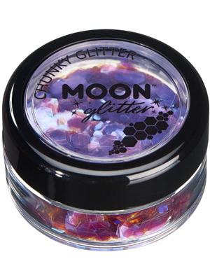 Moon Glitter Zeshoekjes Paars