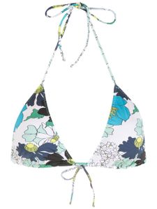 Clube Bossa haut de bikini à fleurs - Bleu