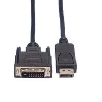 ROLINE 11.04.5619 video kabel adapter 1,5 m DisplayPort DVI-D Zwart - thumbnail