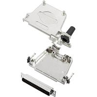 TRU COMPONENTS TCDTZF37DMPK 7709224 Kit stekker SUB-D 180° aantal polen (nummer): 37 soldeerpunten 1 stuk.