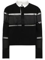 sacai Poloshirt - Zwart