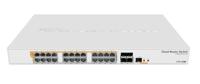 Mikrotik CRS328-24P-4S+RM netwerk-switch Managed L2/L3 Gigabit Ethernet (10/100/1000) Power over Ethernet (PoE) 1U Wit
