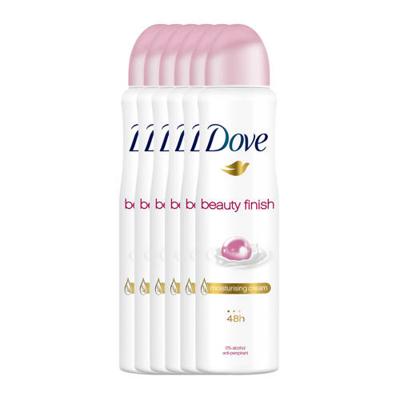 Dove Beauty Finish Women deodorant spray - 6 x 150 ml - voordeelverpakking Dove Beauty Finish Women deodorant spray - 6 x 150 ml - voordeelverpakking