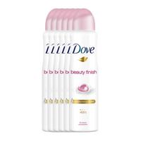 Dove Beauty Finish Women deodorant spray - 6 x 150 ml - voordeelverpakking