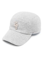 Eleventy casquette en laine à logo brodé - Gris