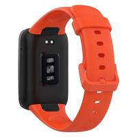 By Qubix - Siliconen sportbandje - Oranje - Compatible met Xiaomi Smart band 7 Pro - Compatible Xiaomi bandje