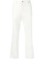 MM6 Maison Margiela jean en coton à coupe droite - Blanc