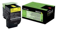 Lexmark 802HY tonercartridge 1 stuk(s) Origineel Geel - thumbnail