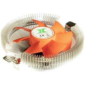 Inter-Tech 88885555 koelsysteem voor computers Processor Koeler 8 cm Aluminium, Oranje