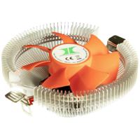 Inter-Tech 88885555 koelsysteem voor computers Processor Koeler 8 cm Aluminium, Oranje - thumbnail