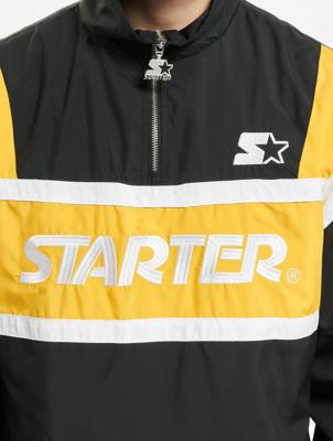 Starter / Zomerjas Half Zip Retro in zwart Starter / Zomerjas Half Zip Retro in zwart