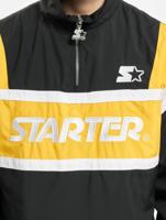 Starter / Zomerjas Half Zip Retro in zwart