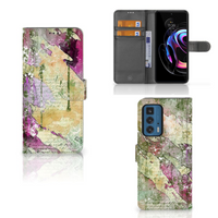 Hoesje Motorola Edge 20 Pro Letter Painting