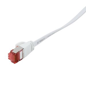 LogiLink CF2051S RJ45 Netwerkkabel, patchkabel CAT 6 U/FTP 2.00 m Wit Vergulde steekcontacten 1 stuk(s)