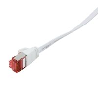 LogiLink CF2051S RJ45 Netwerkkabel, patchkabel CAT 6 U/FTP 2.00 m Wit Vergulde steekcontacten 1 stuk(s) - thumbnail