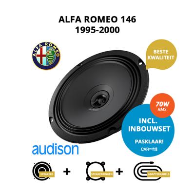 Premium speakers voor Alfa Romeo 146 1995-2000 - Voordeuren Premium speakers voor Alfa Romeo 146 1995-2000 - Voordeuren