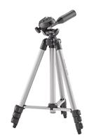 Cullmann CU 52100 ALPHA 1000 Statief met 3-weg kop (3 laden, gewicht 480 g, draagvermogen 1 kg, 106 cm hoogte, verpakkingsmaat 37 cm), zilver