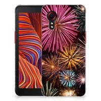 Samsung Galaxy Xcover 5 Silicone Back Cover Vuurwerk - thumbnail