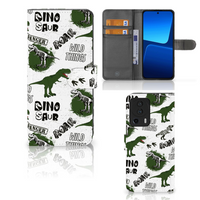 Telefoonhoesje met Pasjes voor Xiaomi 13 Lite Dinosaurus - thumbnail