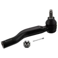 febi bilstein 43247 spoorstangeindstuk met kroonmoer en splint, 1 stuk