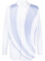 Comme Des Garçons Shirt chemise en coton à rayures - Blanc