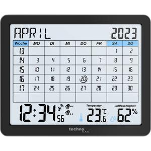 Techno Line WT2600 Zendergestuurd Kalender Zwart Alarmtijden 2