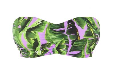 Freya bikini top bandeau soft padded Jungle Oasis DD-G Cassis