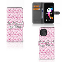 Motorola Edge 20 Lite Portemonnee Hoesje Flowers Pink DTMP