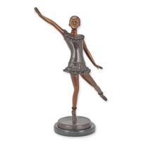 BRONZEN BEELD VAN EEN BALLERINA - thumbnail