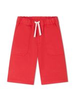 Bonpoint short en coton mélangé à patch logo - Rouge