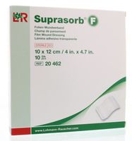 Lohmann & Rauscher Suprasorb F folie 10 x 12cm steriel (10 st)