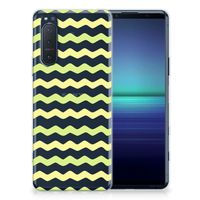 Sony Xperia 5II TPU bumper Waves Yellow