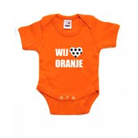 Oranje fan romper / kleding Holland wij houden van oranje EK/ WK voor babys 92 (18-24 maanden)  - - thumbnail