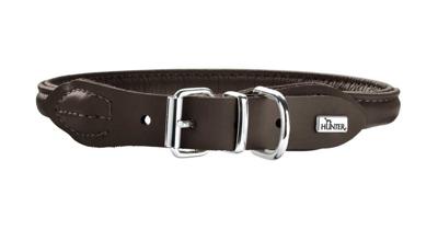 Hondenhalsband Round & Soft Elk Bruin