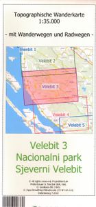 Wandelkaart Velebit 3 - Nationalpark Nördlicher Velebit | Projekt Nord