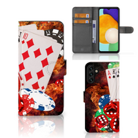 Samsung Galaxy A04s | Samsung Galaxy A13 5G Wallet Case met Pasjes Casino - thumbnail