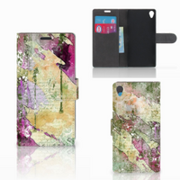 Hoesje Sony Xperia Z3 Letter Painting