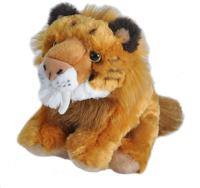 Wild Republic knuffel Cuddlekins smilodon 20 cm pluche bruin