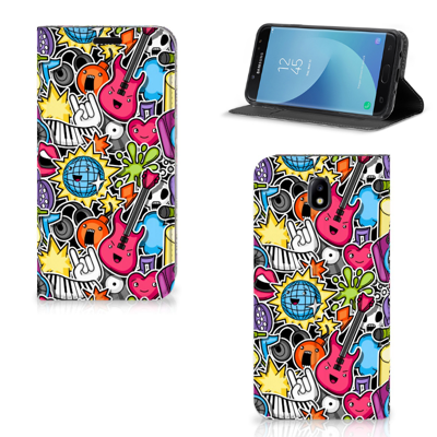 Samsung Galaxy J7 2017 | J7 Pro Hippe Standcase Punk Rock
