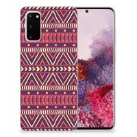 Samsung Galaxy S20 TPU bumper Aztec Paars