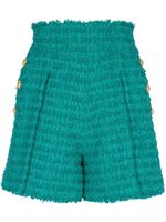 Balmain short en tweed - Vert