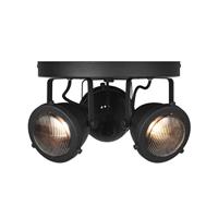 LABEL51 Moto led Spot - Zwart - Metaal - 3 Lichts