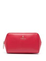 Furla trousse de toilette Camelia en cuir - Rouge - thumbnail