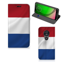 Motorola Moto G7 Play Standcase Nederlandse Vlag - thumbnail